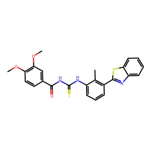 C24H21N3O3S2 structure