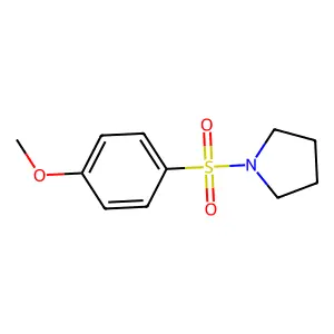 1-[(4-Methoxyphenyl)sulfonyl]pyrrolidine structure