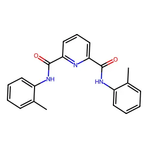 N2,N6-Bis(2-methylphenyl)-2,6-pyridinedicarboxamide structure