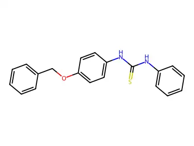 1-(4-Benzyloxy-phenyl)-3-phenyl-thiourea structure