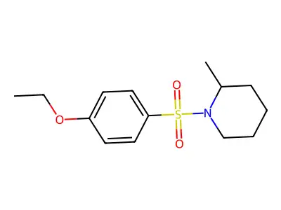 1-(4-Ethoxyphenyl)sulfonyl-2-methylpiperidine structure