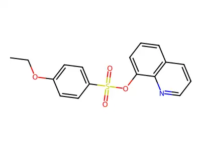 8-Quinolyl 4-ethoxybenzenesulfonate structure
