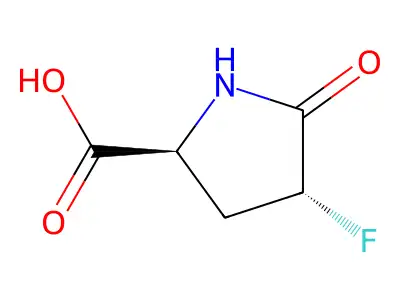 4-Fluoro-5-oxopyrrolidine-2-carboxylic acid structure