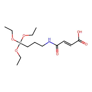 2-Butenoic acid, 4-oxo-4-[[3-(triethoxysilyl)propyl]amino]-, (2Z)- structure