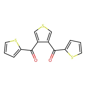 [4-(Thiophene-2-carbonyl)thiophen-3-yl]-thiophen-2-ylmethanone structure
