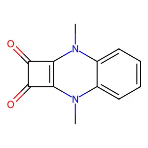 Cyclobuta(b)quinoxaline-1,2-dione, 3,8-dihydro-3,8-dimethyl- structure