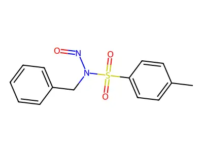 N-Benzyl-N-nitroso-p-toluenesulfonamide structure