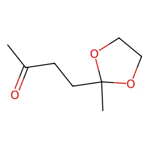 4-(2-Methyl-1,3-dioxolan-2-yl)-2-butanone structure