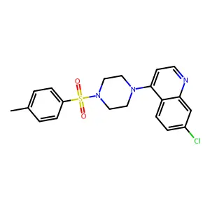 7-Chloro-4-[4-(4-methylphenyl)sulfonylpiperazin-1-yl]quinoline structure