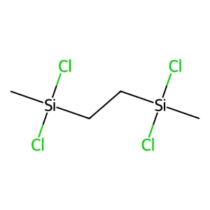 Silane, 1,1'-(1,2-ethanediyl)bis(1,1-dichloro-1-methyl- structure