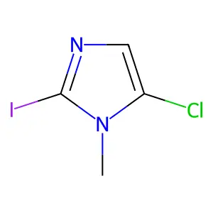 5-chloro-2-iodo-1-methyl-1H-imidazole structure