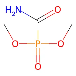 Phosphonic acid, (aminocarbonyl)-, dimethyl ester structure