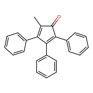 2-Methyl-3,4,5-triphenyl-2,4-cyclopentadienone structure