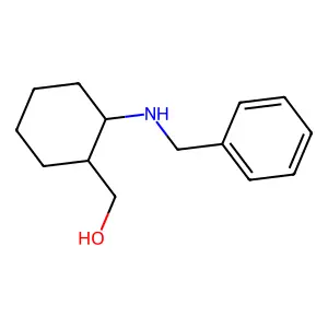 [2-(Benzylamino)cyclohexyl]methanol structure