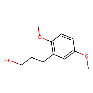 Benzenepropanol, 2,5-dimethoxy- structure