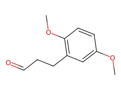 2-(2,5-Dimethoxyphenyl)propanal structure