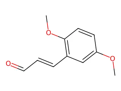 2-Propenal,3-(2,5-dimethoxyphenyl)- structure