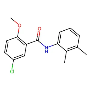 5-chloro-N-(2,3-dimethylphenyl)-2-methoxybenzamide structure