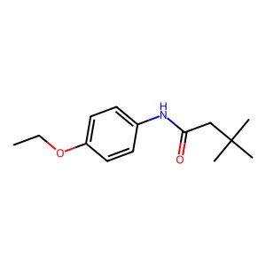 N-(4-ethoxyphenyl)-3,3-dimethylbutanamide structure