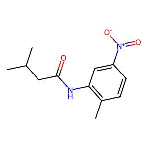 3-methyl-N-(2-methyl-5-nitrophenyl)butanamide structure