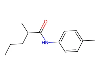 2-methyl-N-(4-methylphenyl)pentanamide structure