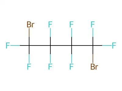 1,4-Dibromooctafluorobutane structure