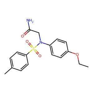 2-(4-ethoxy-N-(4-methylphenyl)sulfonylanilino)acetamide structure