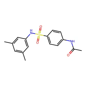 N-[4-[(3,5-dimethylphenyl)sulfamoyl]phenyl]acetamide structure