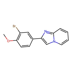 2-(3-Bromo-4-methoxyphenyl)imidazo[1,2-a]pyridine structure