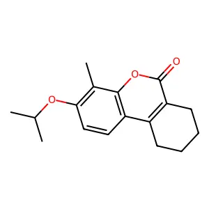 4-Methyl-3-propan-2-yloxy-7,8,9,10-tetrahydrobenzo[c]chromen-6-one structure