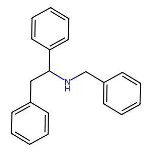 N-苄基-α-苯基苯乙胺 structure
