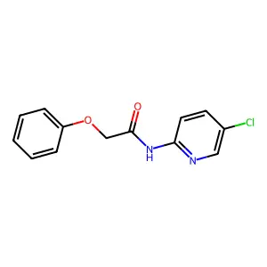 N-(5-chloropyridin-2-yl)-2-phenoxyacetamide structure