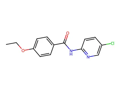 N-(5-chloropyridin-2-yl)-4-ethoxybenzamide structure