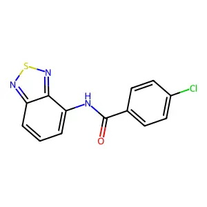 N-(2,1,3-苯并噻二唑-4-基)-4-氯苯甲酰胺 structure