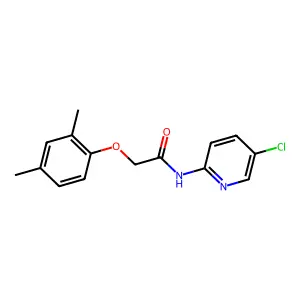 N-(5-chloropyridin-2-yl)-2-(2,4-dimethylphenoxy)acetamide structure