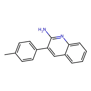 3-(4-Methylphenyl)quinolin-2-amine structure