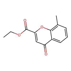 Ethyl 8-methyl-4-oxo-4h-chromene-2-carboxylate structure