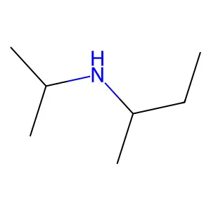 1-Propanamine, 1-methyl, N-(1-methylethyl) structure