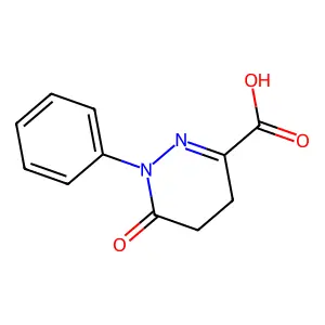6-Oxo-1-phenyl-1,4,5,6-tetrahydropyridazine-3-carboxylic acid structure