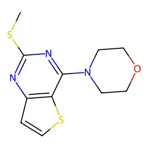 2-(Methylsulfanyl)-4-morpholinothieno[3,2-d]pyrimidine structure