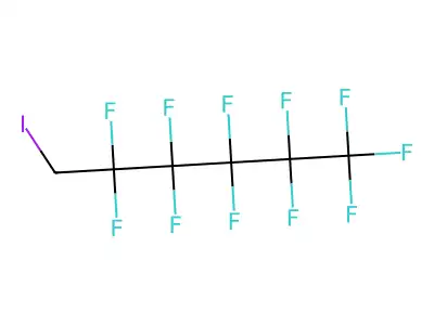 1-Iodo-1H,1H-perfluorohexane structure