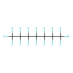 全氟庚烷 structure