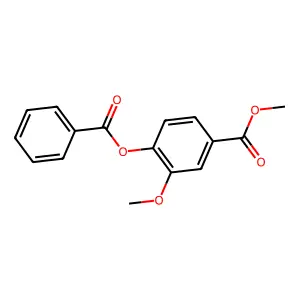 Methyl 4-(benzoyloxy)-3-methoxybenzoate structure