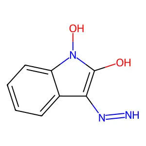 3-Diazenyl-1-hydroxyindol-2-ol structure