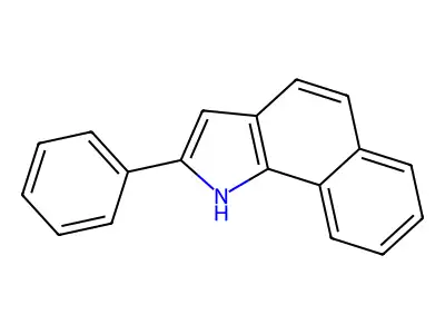 2-phenyl-1H-benzo[g]indole structure