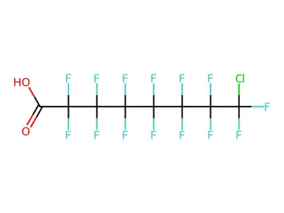 8-Chloroperfluorooctanoic acid structure