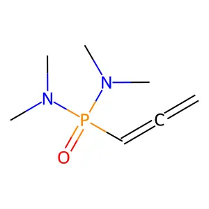 Phosphonic diamide, N,N,N',N'-tetramethyl-P-propadienyl- structure