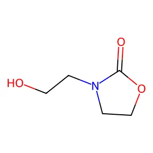 2-Oxazolidinone, 3-(2-hydroxyethyl)- structure
