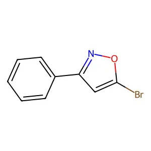 5-Bromo-3-phenyl-1,2-oxazole structure