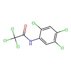 2,2,2,2',4',5'-Hexachloroacetanilide structure